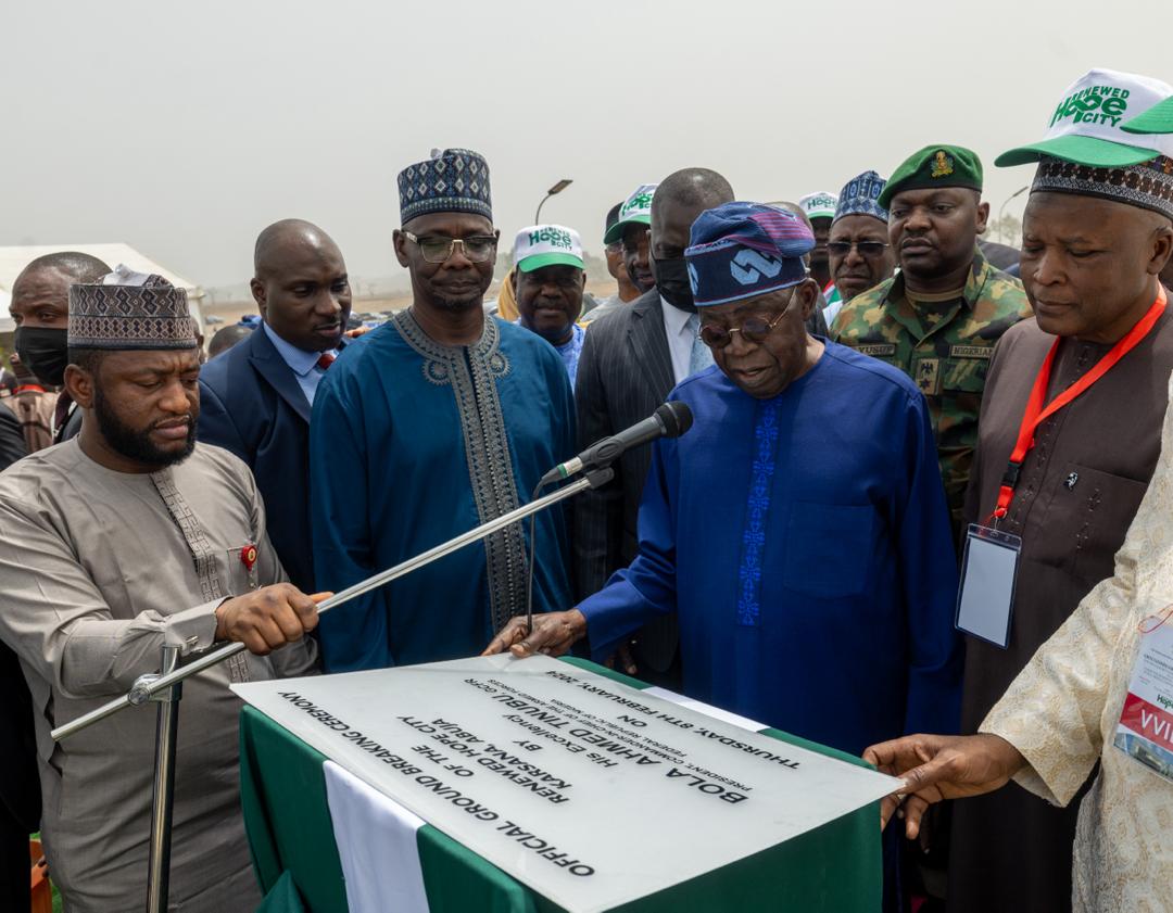 Tinubu inaugurates 3,112 housing units in FCT